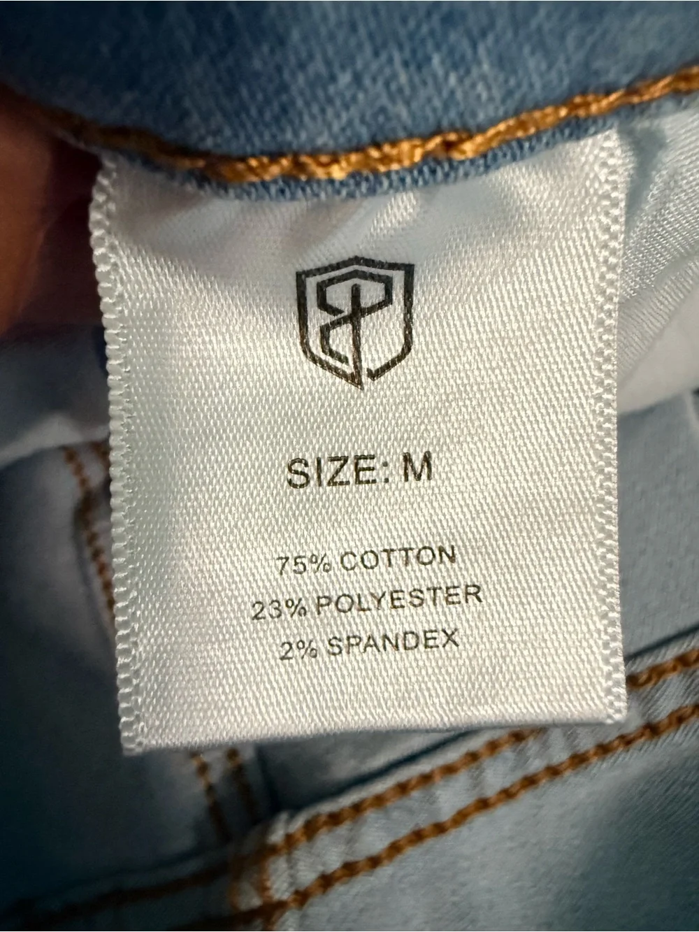 Born Primitive FLEX Stretchy Jort 7” Size Medium Light Wash Athletic Denim Short